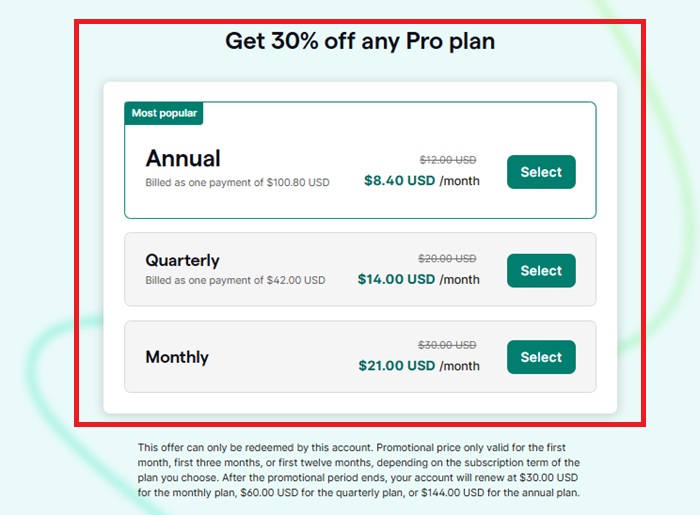 grammarly pro discount plans
